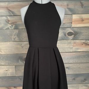 Black skater dress